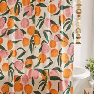Urban Outfitters Peach Shower Curtain